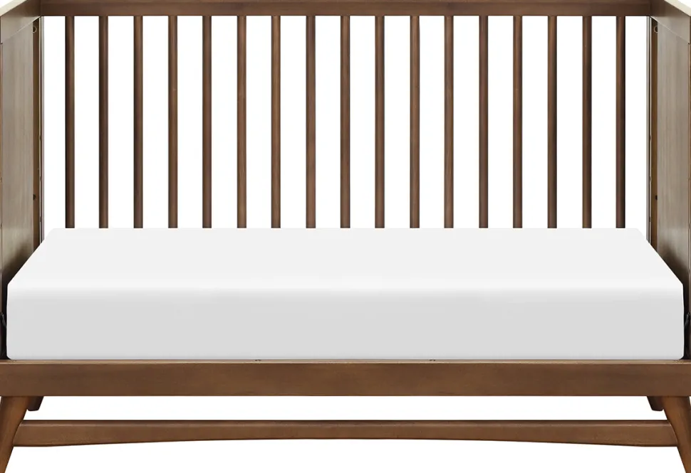 Babyletto Peggy 3-in-1 Convertible Crib w/Toddler Bed Conversion Kit - Natural Walnut