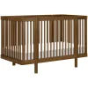 Babyletto Pogo 8-in-1 Convertible Crib w/All-Stages Conversion Kits - Natural Walnut