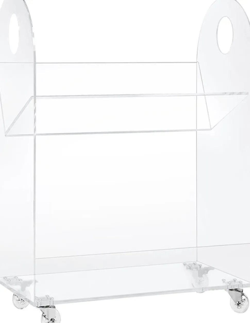 Babyletto Presto Acrylic Bookcase & Cart