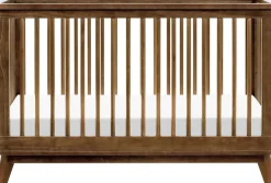 Babyletto Scoot 3-in-1 Convertible Crib w/Toddler Bed Conversion Kit - Natural Walnut