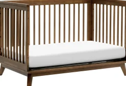 Babyletto Scoot 3-in-1 Convertible Crib w/Toddler Bed Conversion Kit - Natural Walnut