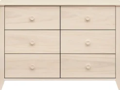 Babyletto Sprout 6-Drawer Double Dresser - Washed Natural