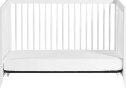 Babyletto Sprout 4-in-1 Convertible Crib w/Toddler Bed Conversion Kit - White