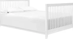 Babyletto Sprout 4-in-1 Convertible Crib w/Toddler Bed Conversion Kit - White