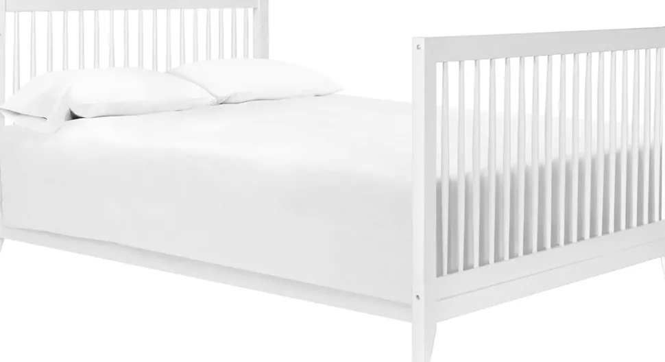 Babyletto Sprout 4-in-1 Convertible Crib w/Toddler Bed Conversion Kit - White