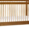 Babyletto Sprout 4-in-1 Convertible Crib w/Toddler Bed Conversion Kit - Chestnut / Natural