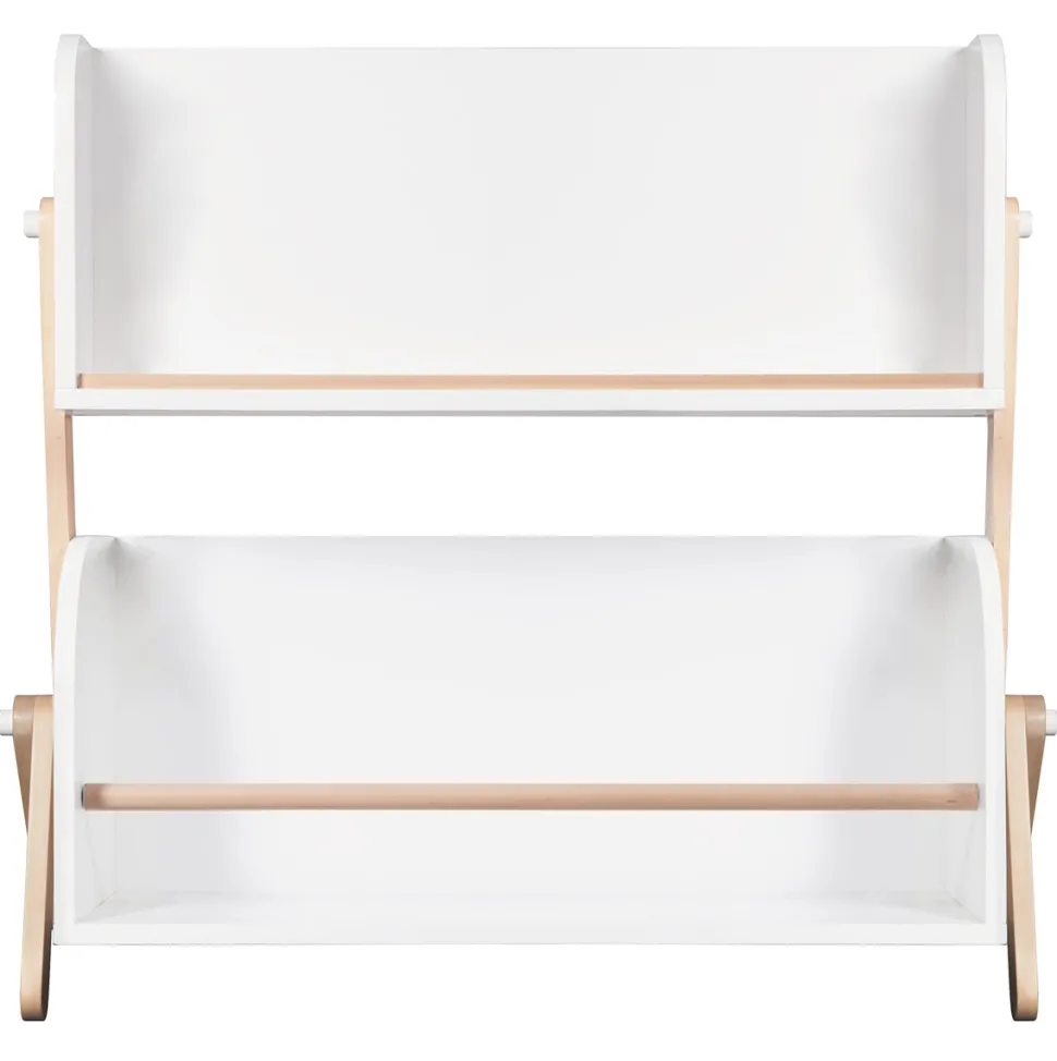 Babyletto Tally Storage and Bookshelf In White and Washed Natural Finish