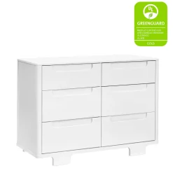 Babyletto Yuzu 6-Drawer Dresser, KD - White