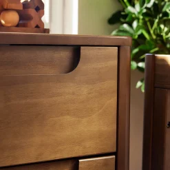 Babyletto Yuzu 6-Drawer Dresser, KD - Natural Walnut