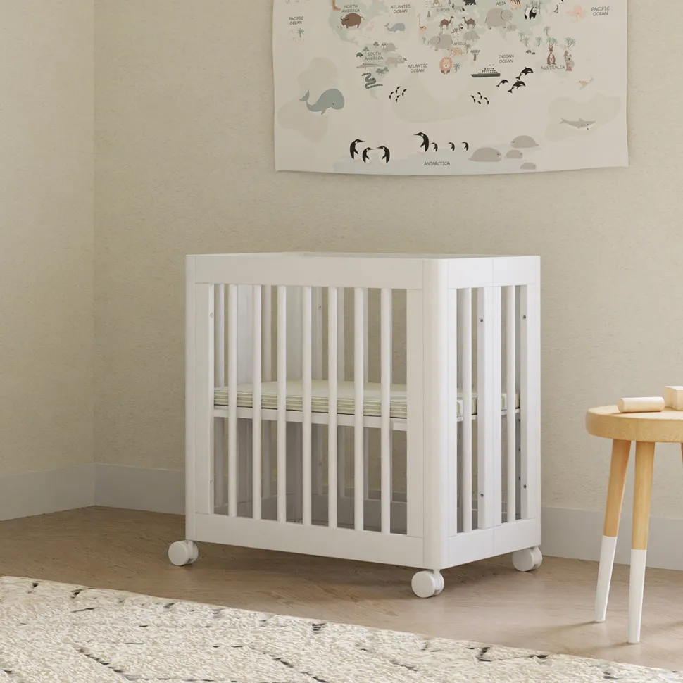 Babyletto Yuzu 8-in-1 Convertible Crib with All-Stages Conversion Kit - White