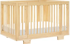 Babyletto Yuzu 8-in-1 Convertible Crib with All-Stages Conversion Kit - Natural