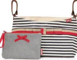 Babymel Stroller Organizer - Navy Stripe