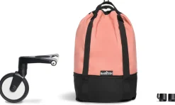 Babyzen YOYO2 Ultra Compact Complete 0+/6+ Stroller & Rolling Bag Bundle - White/Ginger