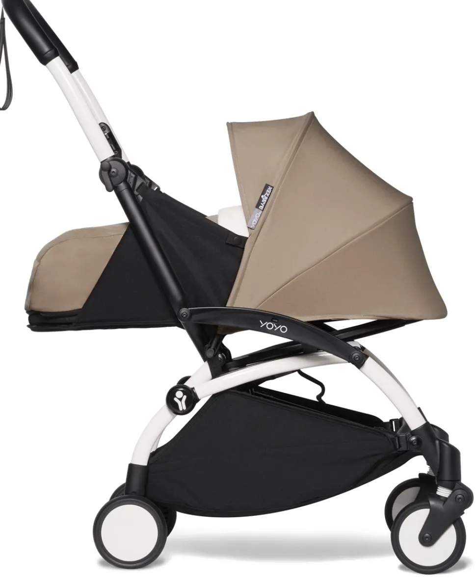 Babyzen YOYO2 Ultra Compact 0+ Stroller - White / Taupe