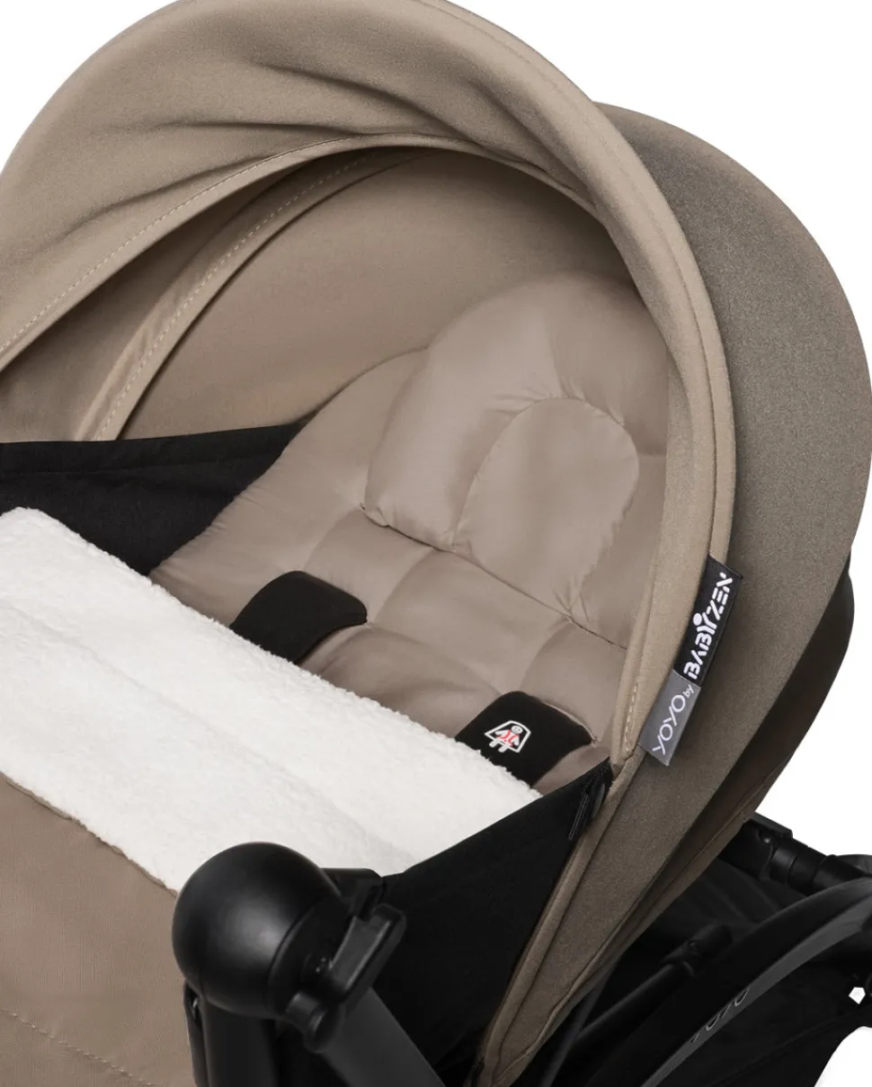 Babyzen YOYO2 Ultra Compact 0+ Stroller - White / Taupe