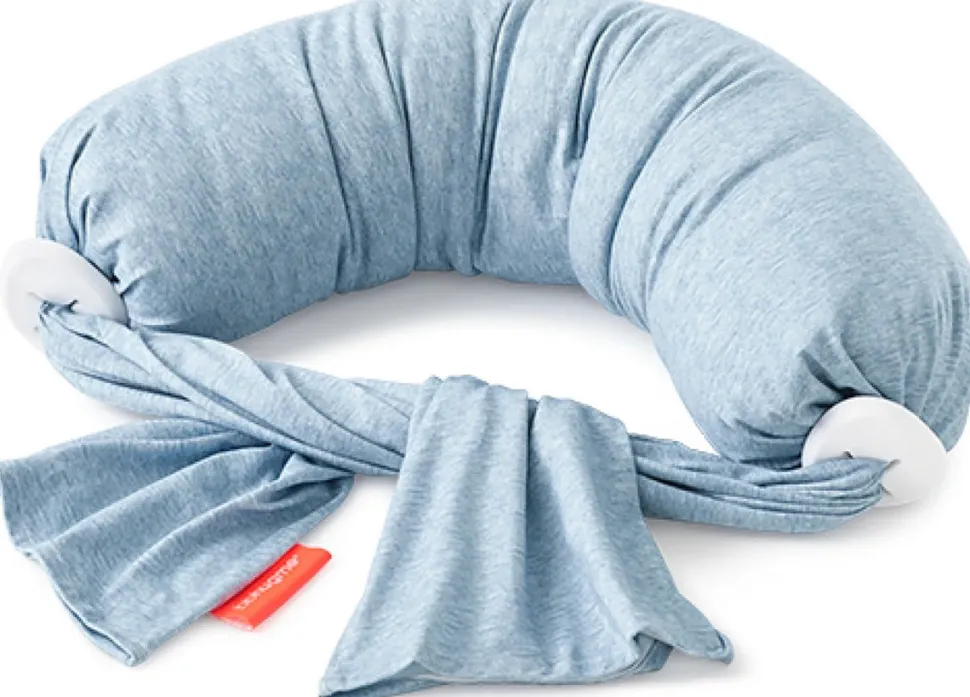 bbhugme Nursing Pillow - Blue Melange