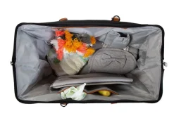 BEABA Childhome Canvas Mommy Bag - Black & Gold