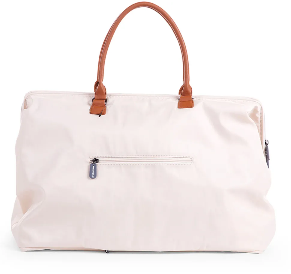 BEABA Childhome Canvas Mommy Bag - Off-White & Black