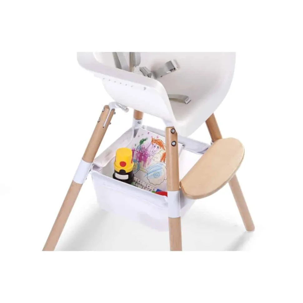 Beaba Childhome Evolu Mesh Storage Basket - White
