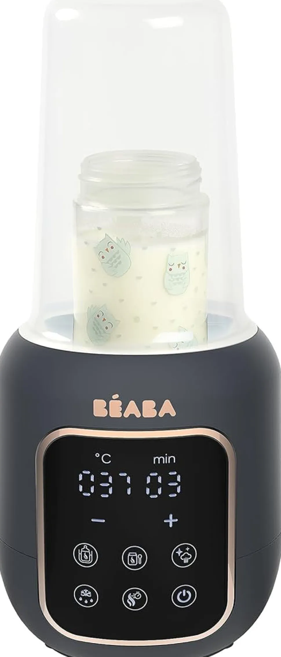 Beaba Multi Milk Baby Bottle & Jar Warmer - Midnight