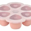 Beaba Multiportions 5oz Silicone Tray - Rose