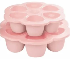 Beaba Multiportions 5oz Silicone Tray - Rose
