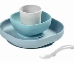 Beaba Silicone Suction Meal Set - Rain
