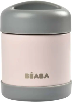 BEABA Stainless Steel Insulated Jar, 10 oz - Rose