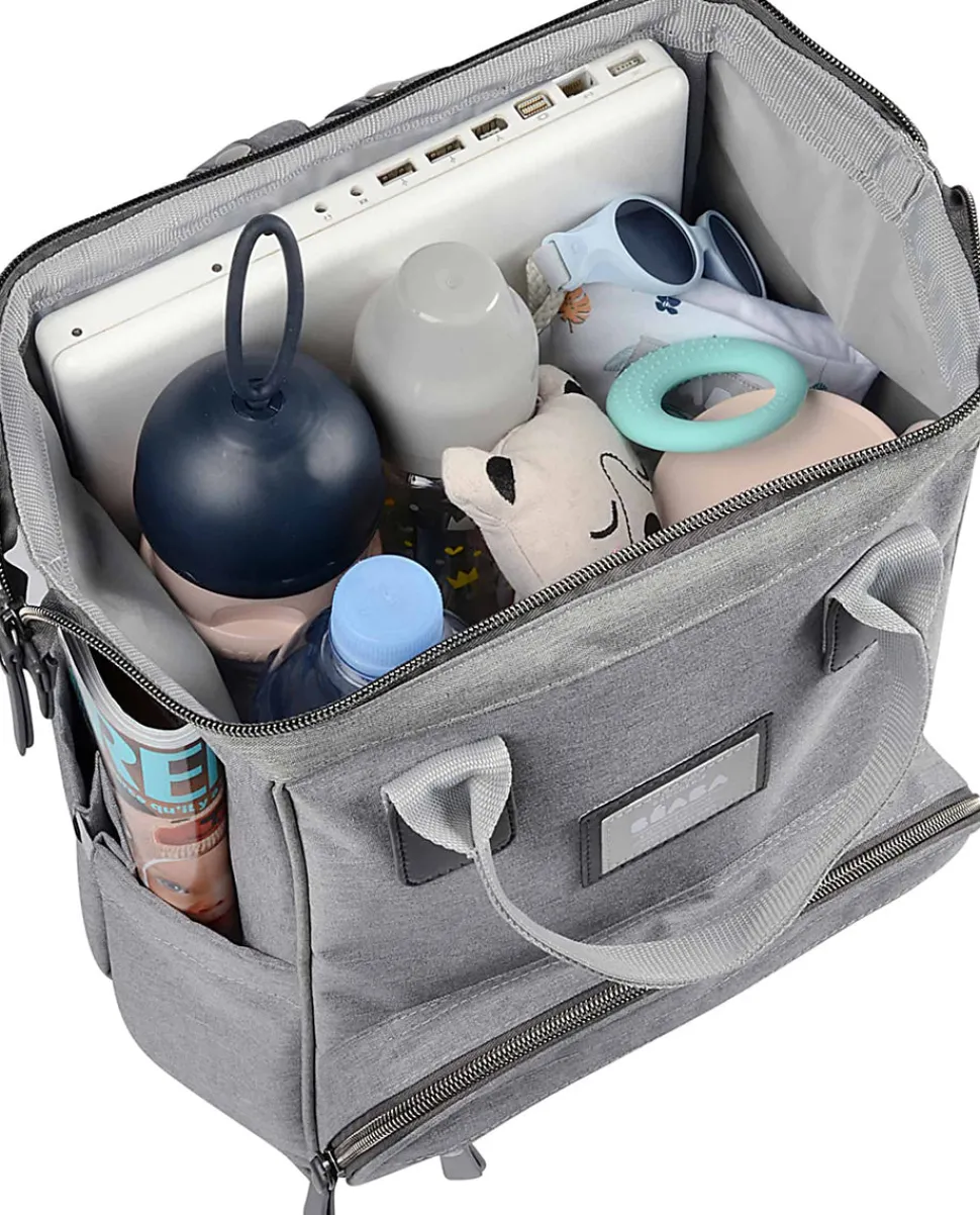 Beaba Wellington Backpack Diaper Bag - Grey