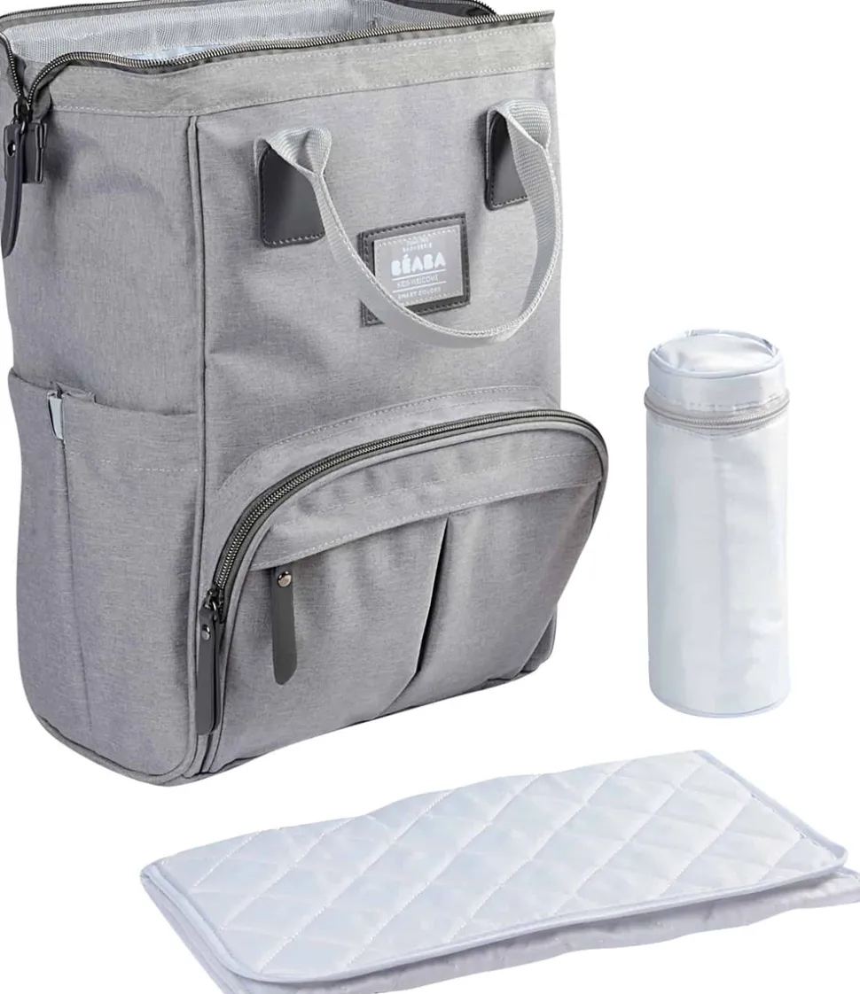 Beaba Wellington Backpack Diaper Bag - Grey
