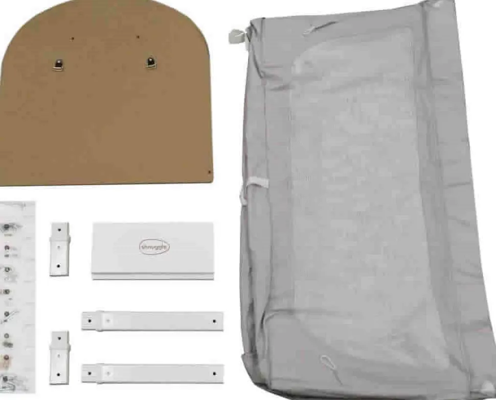 BEABA x Shnuggle Air Full Size Crib Conversion Kit - Dove Grey
