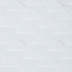 BEABA x Shnuggle Full Size Crib Fitted Sheets - Cloud