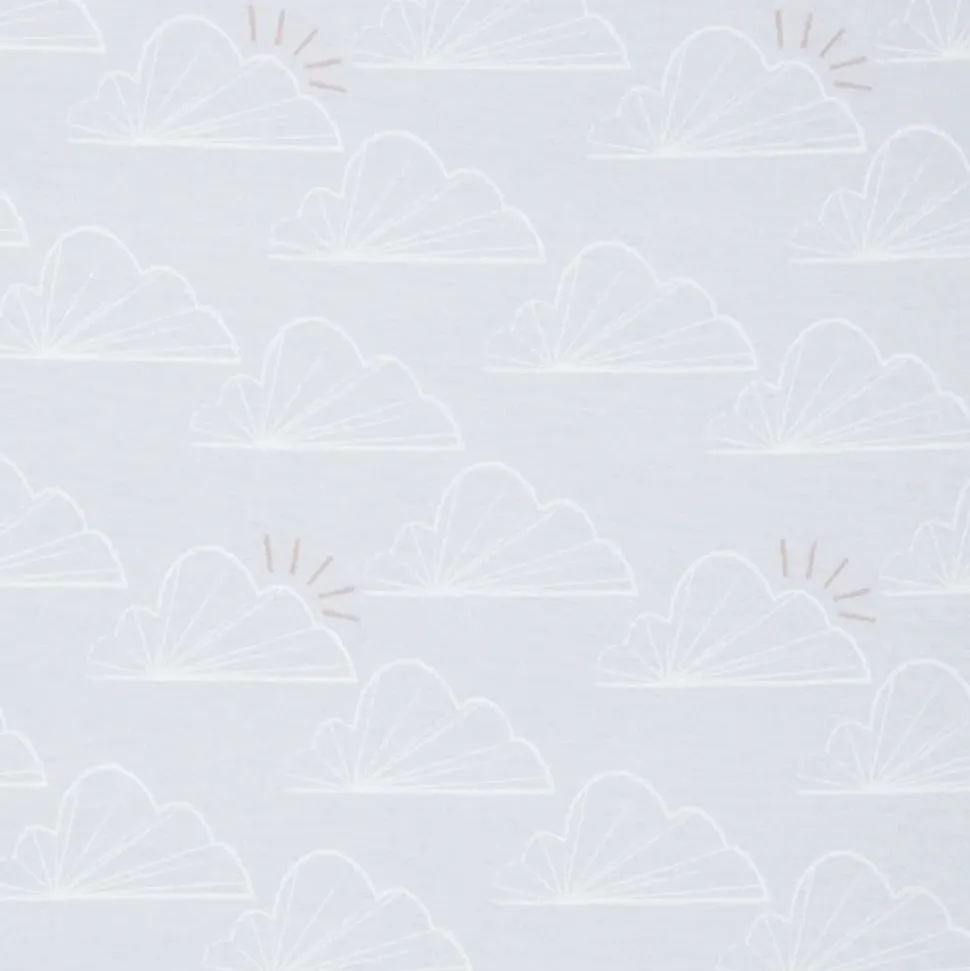 BEABA x Shnuggle Full Size Crib Fitted Sheets - Cloud