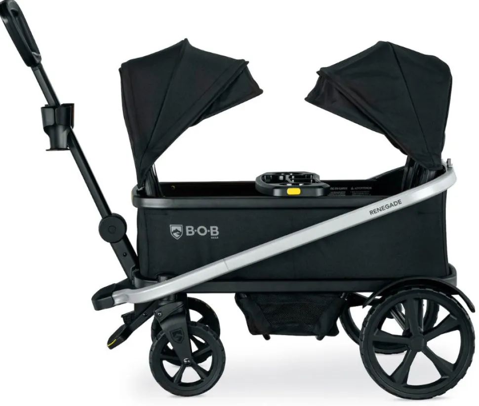 BOB Renegade (3 Seater) Stroller Wagon + Canopies Bundle - Nightfall