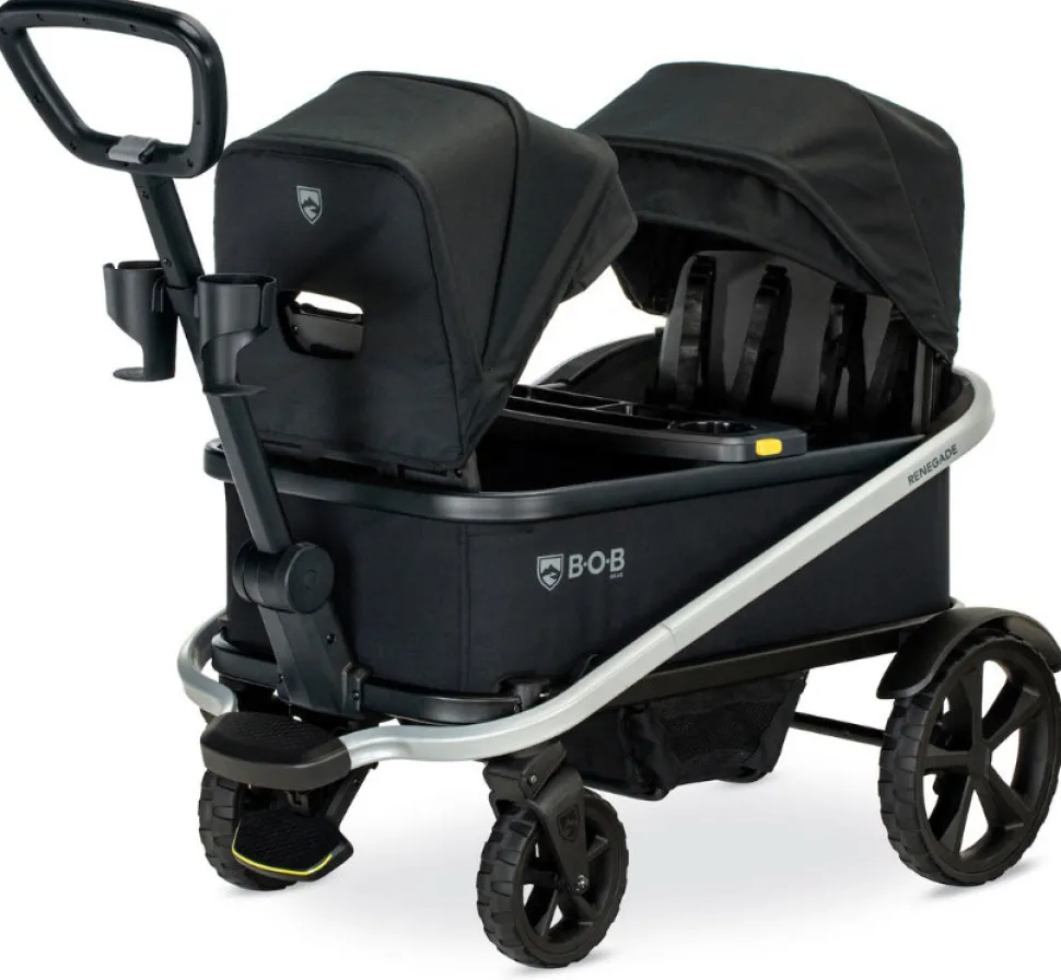 BOB Renegade (3 Seater) Stroller Wagon + Canopies Bundle - Nightfall