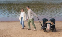 BOB Renegade (3 Seater) Stroller Wagon + Canopies Bundle - Nightfall