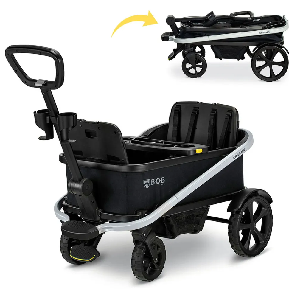 BOB Renegade (3 Seater) Stroller Wagon - Nightfall