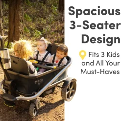 BOB Renegade (3 Seater) Stroller Wagon - Nightfall