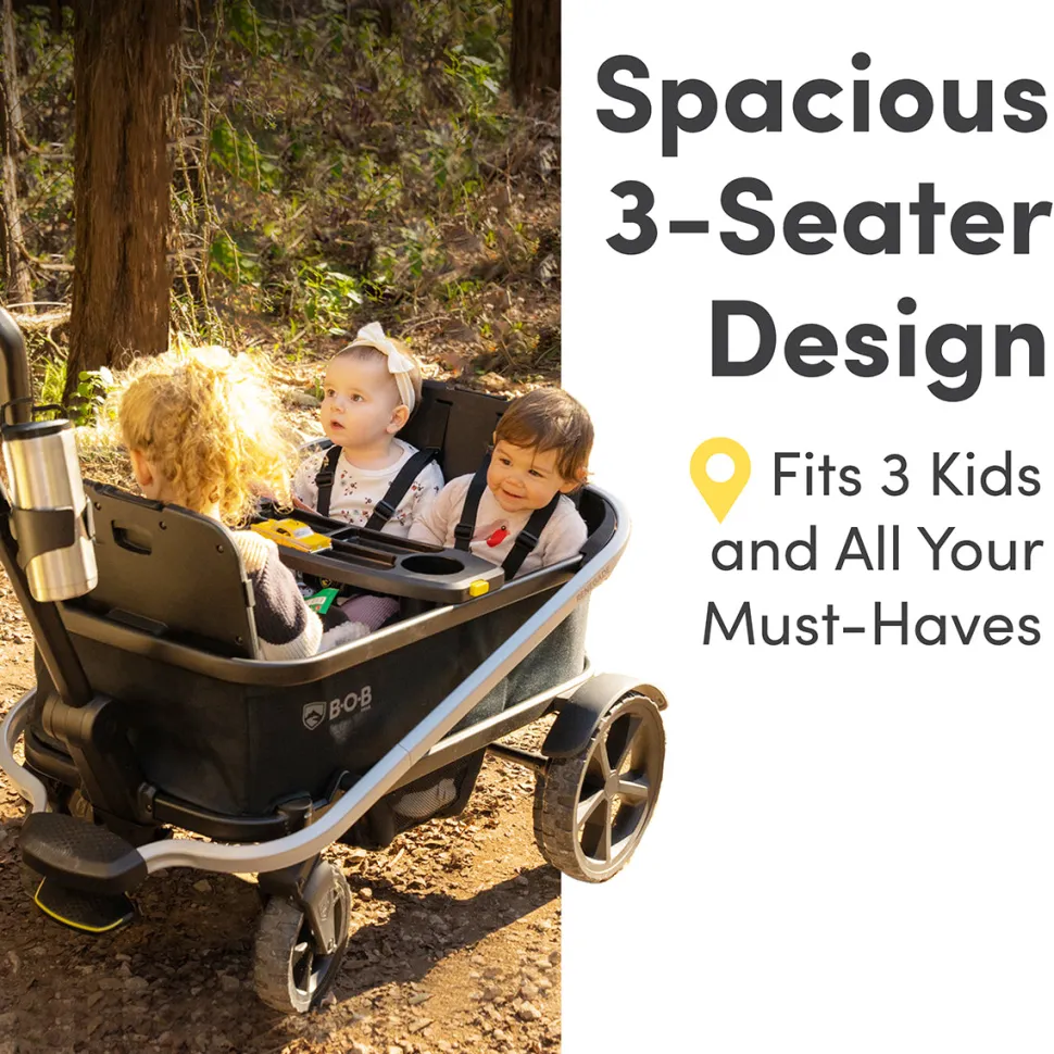 BOB Renegade (3 Seater) Stroller Wagon - Nightfall
