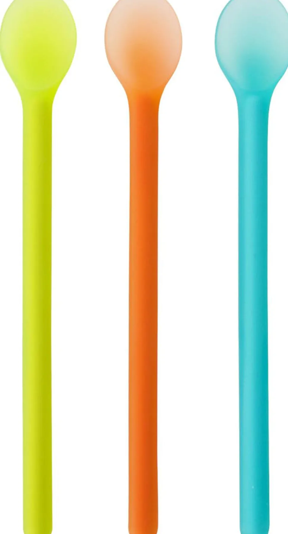 Boon Serve Baby Feeding Spoons 3pk - Green, Orange & Blue