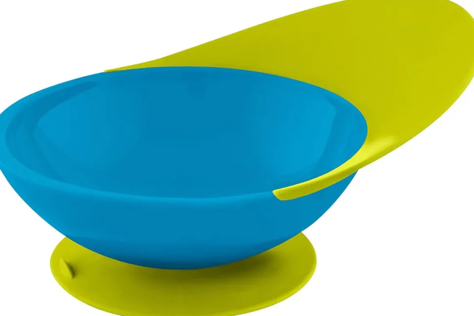 Boon Spill Catcher Baby Bowl - Blue/Green