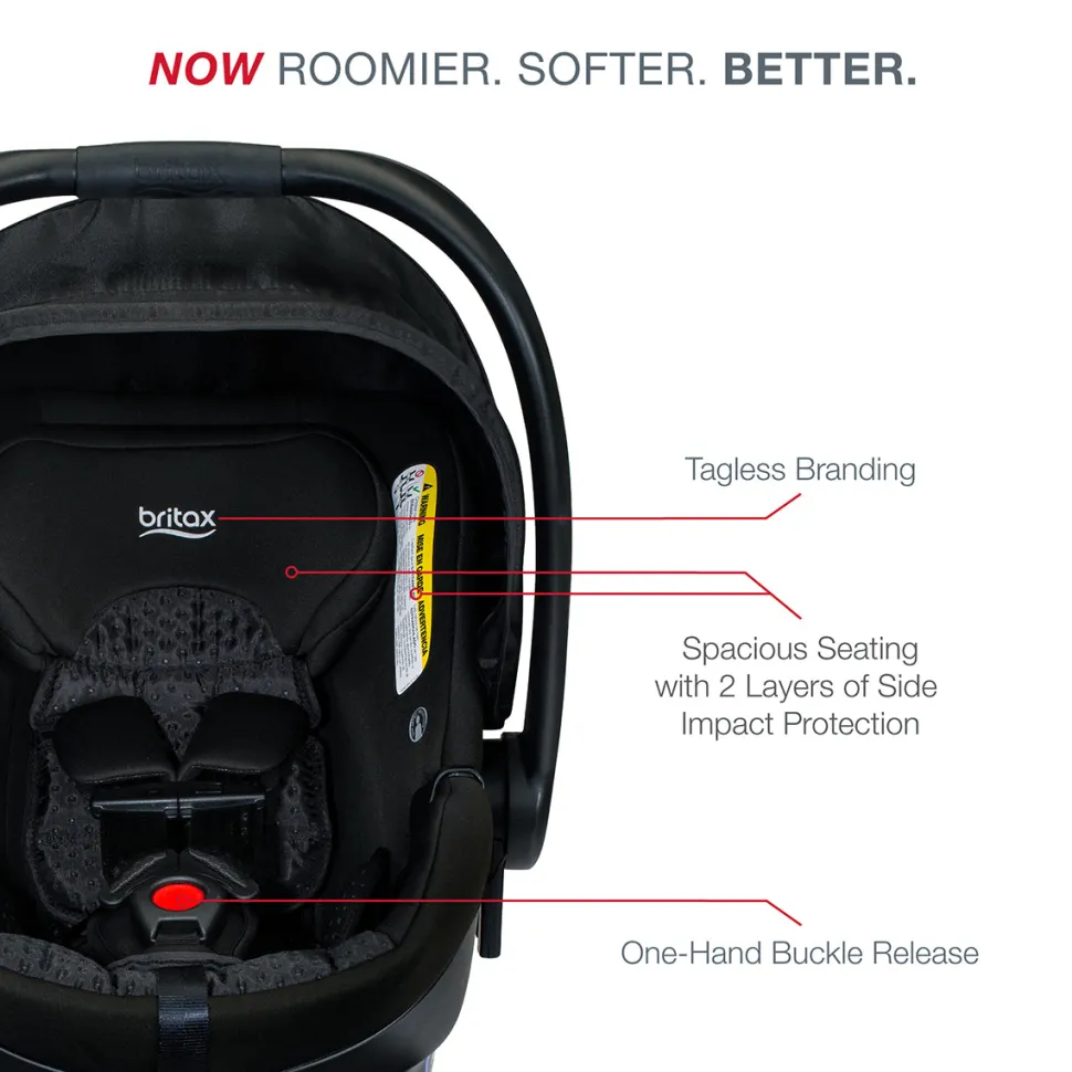 Britax B-Free & B-Safe Gen2 FlexFit Travel System - Midnight