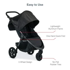 Britax B-Free & B-Safe Gen2 FlexFit Travel System - Midnight