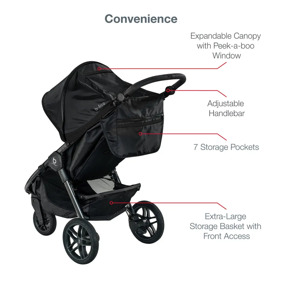 Britax B-Free & B-Safe Gen2 FlexFit Travel System - Midnight