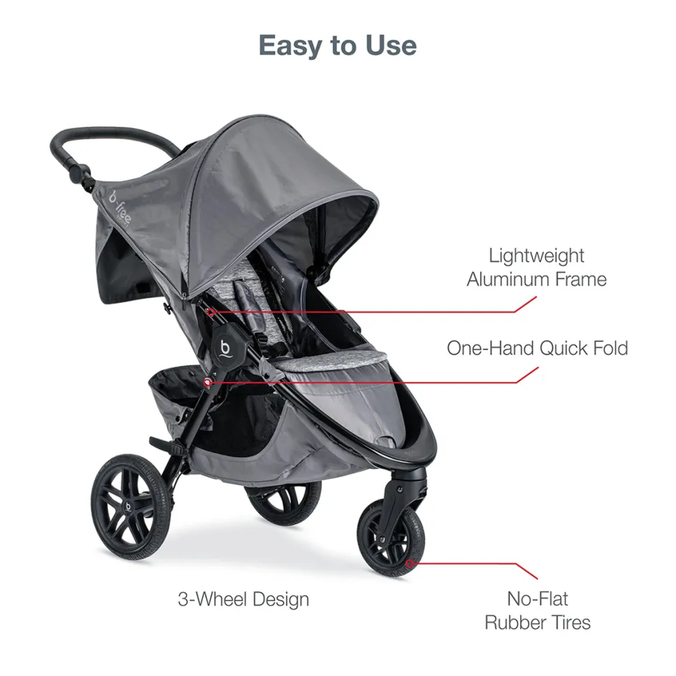 Britax B-Free Sport & B-Safe Gen2 FlexFit+ Travel System - Asher