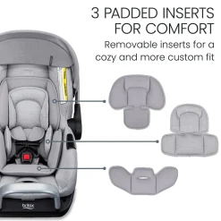 Britax Cypress Infant Car Seat with Alpine Anti-Rebound Base - Ponte Stone