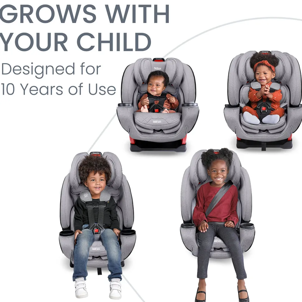 Britax One4Life ClickTight All-in-One Convertible Car Seat - Diamond Quilted Gray