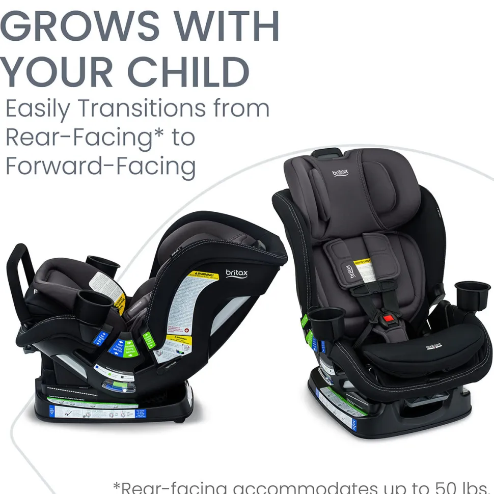 Britax Poplar S Narrow Convertible Car Seat - Stone Onyx