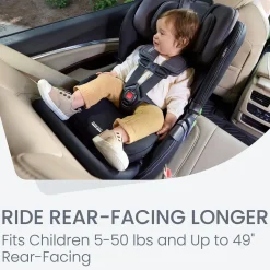 Britax Poplar S Narrow Convertible Car Seat - Stone Onyx