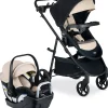 Britax Willow Brook S+ Travel System with Alpine Anti-Rebound Base - Sand Onyx